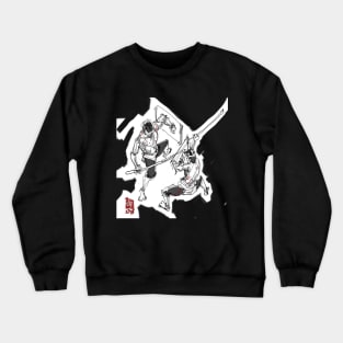 lombok stick fighting Crewneck Sweatshirt